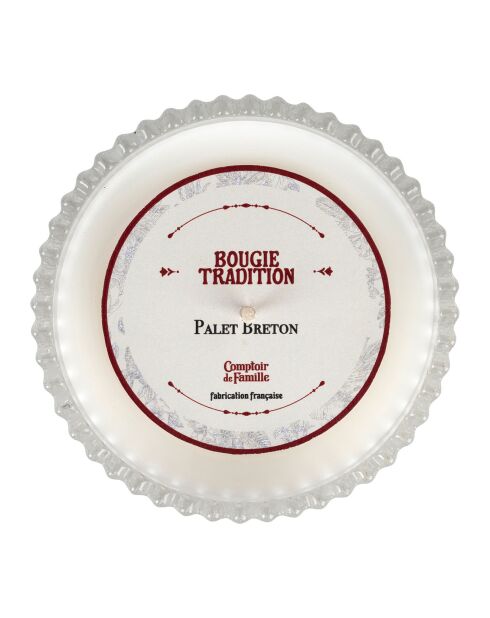 Bougie tradition senteur palet breton  naturel  - 180 g