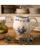 Pichet faustine  bleu ancien  - 1.3L