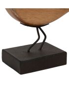 Natuurlijke landelijke musdecoratie - 18x6x14 cm