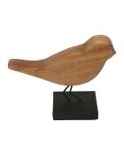 Natuurlijke landelijke musdecoratie - 18x6x14 cm