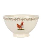 Bol Coq collectionneur multicolore  - 75cl