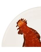 Plat rond basse-cour  naturel  -  36.5 cm