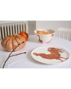 Plat rond basse-cour  naturel  -  36.5 cm