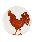 Plat rond basse-cour  naturel  -  36.5 cm