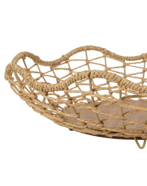 2 cestas de cuerda natural