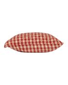 Coussin carre campagne  rouge  -  45x45 cm