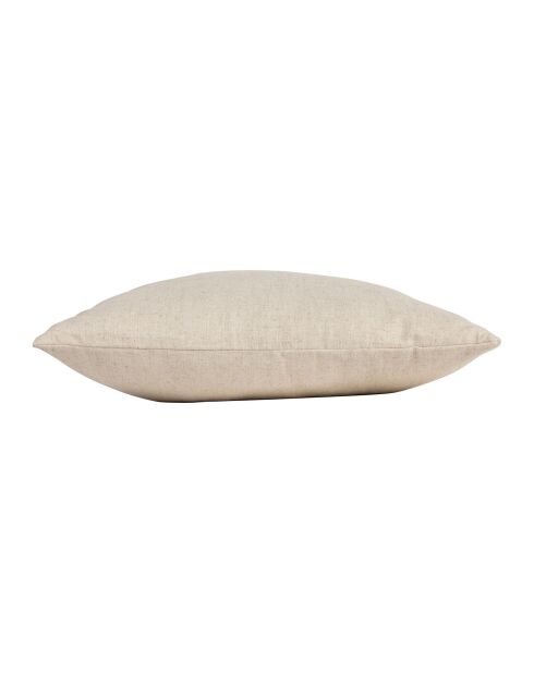 Coussin poussin a la ferme naturel  -  45x45 cm