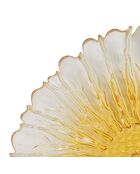 Plato hondo ámbar Anthemis - 40x8 cm