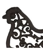 Dessous de plat poule basse-cour  naturel  -  20x22 cm