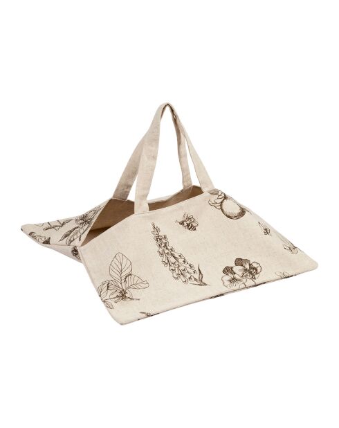 Bolsa para tartas Marie-lise marrón - 40x40 cm