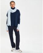 Echarpe 100% Cachemire Cascade icy blue