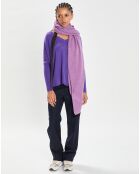 Echarpe 100% Cachemire Cascade orchidée