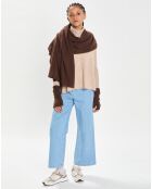 Echarpe 100% Cachemire Cascade brownie