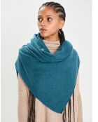 Echarpe 100% Cachemire Cascade heathered teal