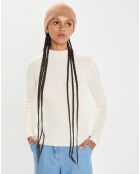 Bonnet 100% Cachemire maille perle Bonny mocha