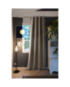 Rideau occultant en Lin Obscure beige