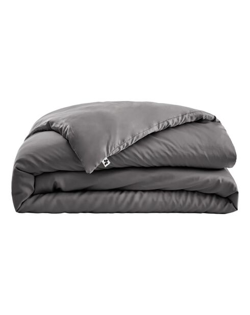 Housse de couette Bambou Salomé anthracite