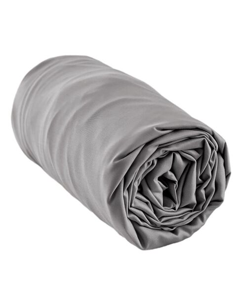 Drap housse Bambou Salomé anthracite