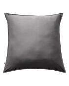 Taie d'oreiller Bambou Salomé anthracite
