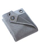 Rideau Occultant + polaire Bjorn gris