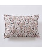 Housse de coussin Polyester imprimé + enduction Capucine naturel