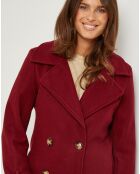 Manteau Olivia bordeaux
