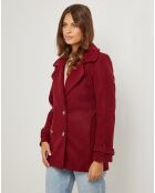 Manteau Olivia bordeaux