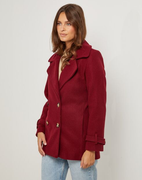 Manteau Olivia bordeaux