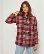 Manteau Agathe bordeaux