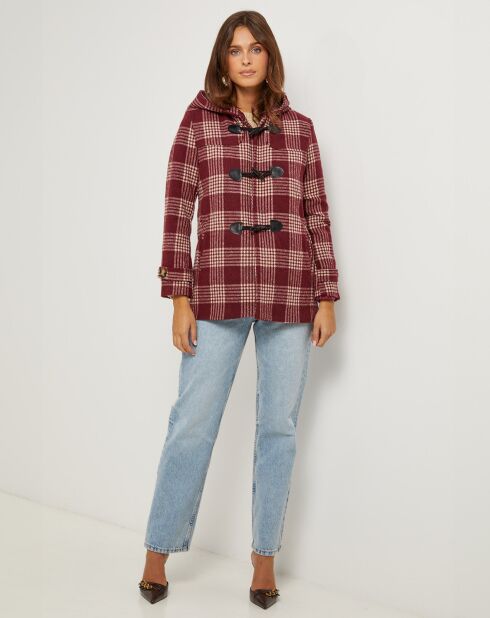 Manteau Agathe bordeaux