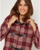 Manteau Agathe bordeaux