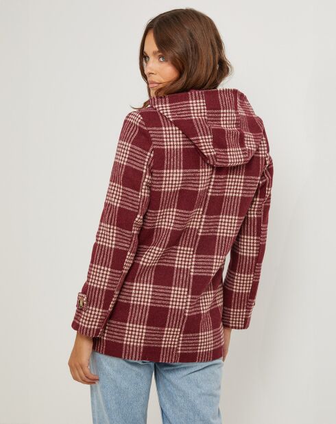 Manteau Agathe bordeaux
