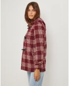 Manteau Agathe bordeaux