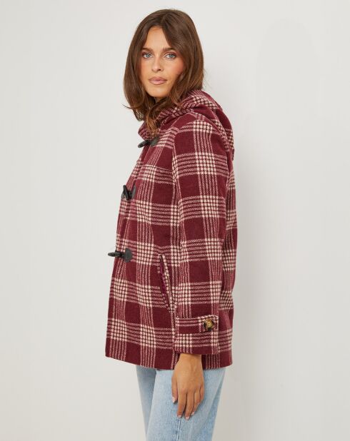 Manteau Agathe bordeaux