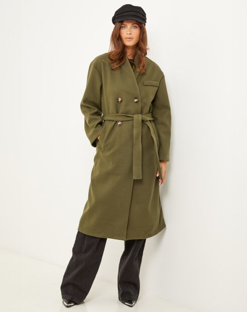 Manteau Paola kaki
