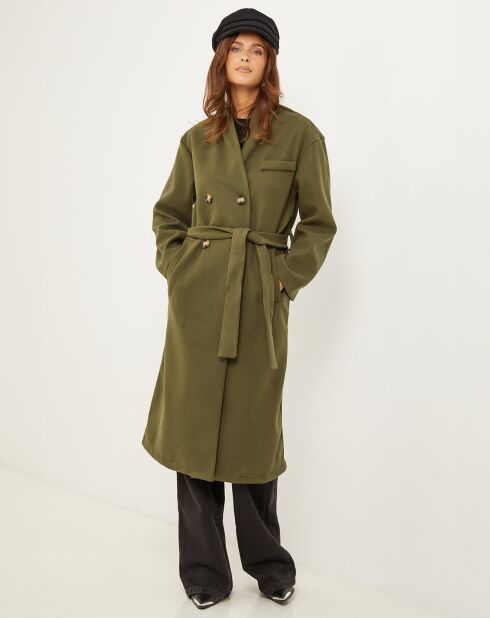 Manteau Paola kaki