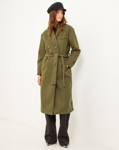 Manteau Paola kaki