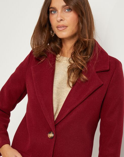 Manteau Athéna bordeaux