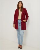 Manteau Athéna bordeaux