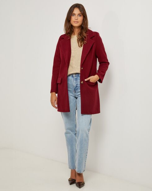 Manteau Athéna bordeaux