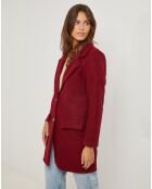 Manteau Athéna bordeaux