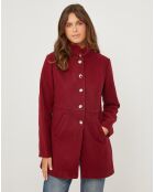 Manteau Eleonore bordeaux