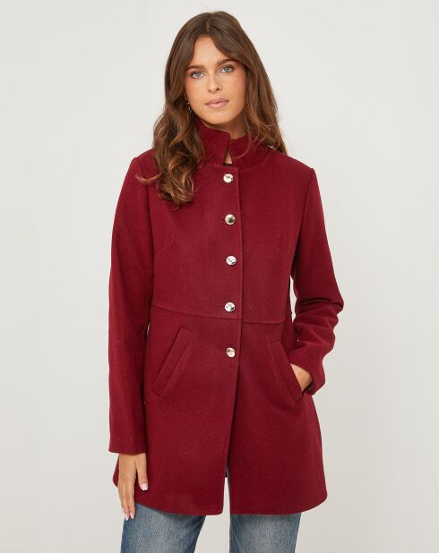 Manteau Eleonore bordeaux