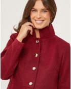 Manteau Eleonore bordeaux