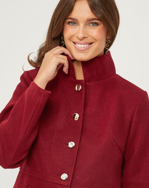 Manteau Eleonore bordeaux