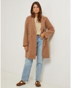 Manteau Nadege camel