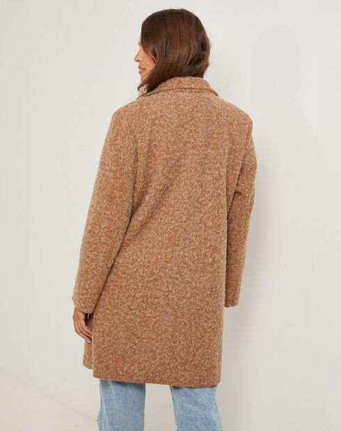 Manteau Nadege camel