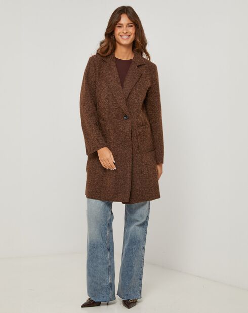 Manteau Nadege choco