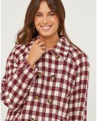 Manteau Louise bordeaux