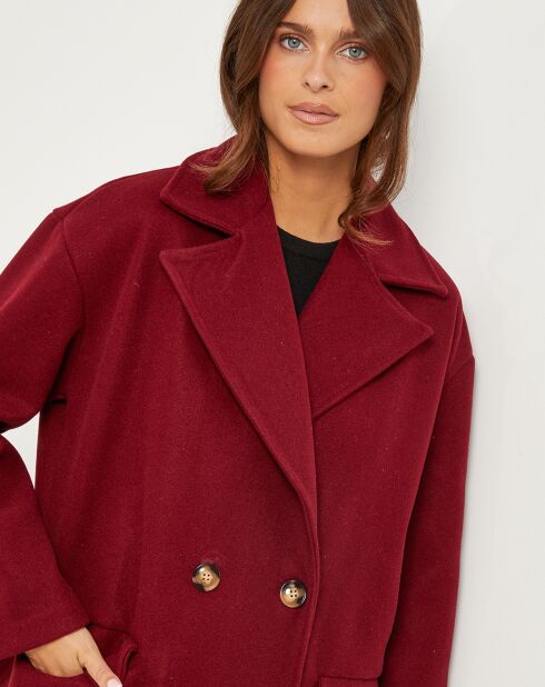 Manteau Noemie bordeaux